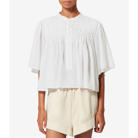 Isabel Marant Etoile Destiny Skjorte, Hvid